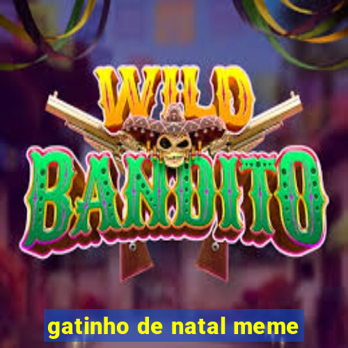 gatinho de natal meme